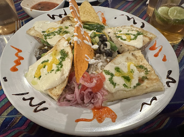 Rolando's Restaurante signature dishes Lula's EnchiladasQuesadillas de ChivoJose's Quesadilla